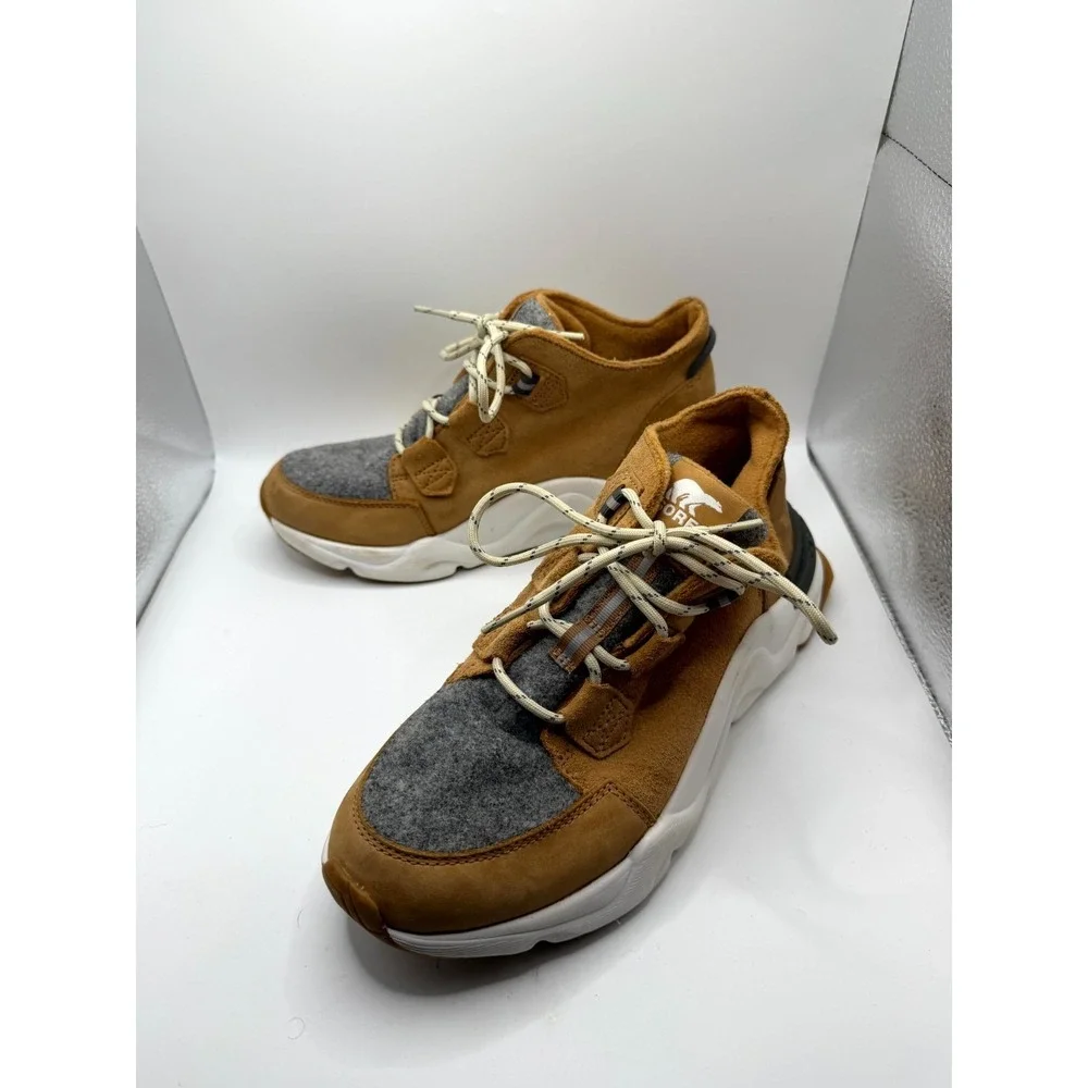 Sorel Kinetic Renegade Caribou Womens 8 Tawny Buff Waterproof Winter Snow‎ Boot
